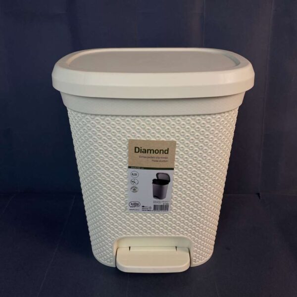 Diamond Pedal Dustbin  / 6,5 Lt