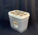 ⁦طقم علب حفظ ترند ديكو 3*2.2 لتر⁩ - الصورة ⁦3⁩