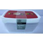 ⁦طقم علب حفظ ترند ديكو 3*2 لتر⁩ - الصورة ⁦8⁩