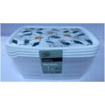 ⁦طقم علب حفظ ترند ديكو 3*2 لتر⁩ - الصورة ⁦10⁩