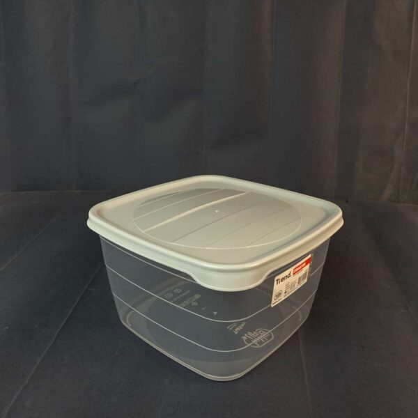 علبة حفظ مربعة ترند بغطاء 4 لتر