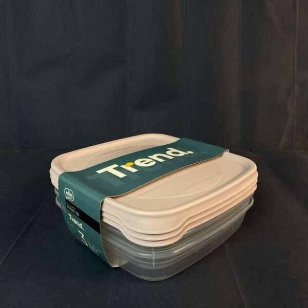 طقم 3 علب ترند مربع 1.3 لتر