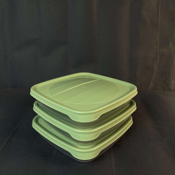 Square Trend Storage Box Set / 3x1,3 Lt