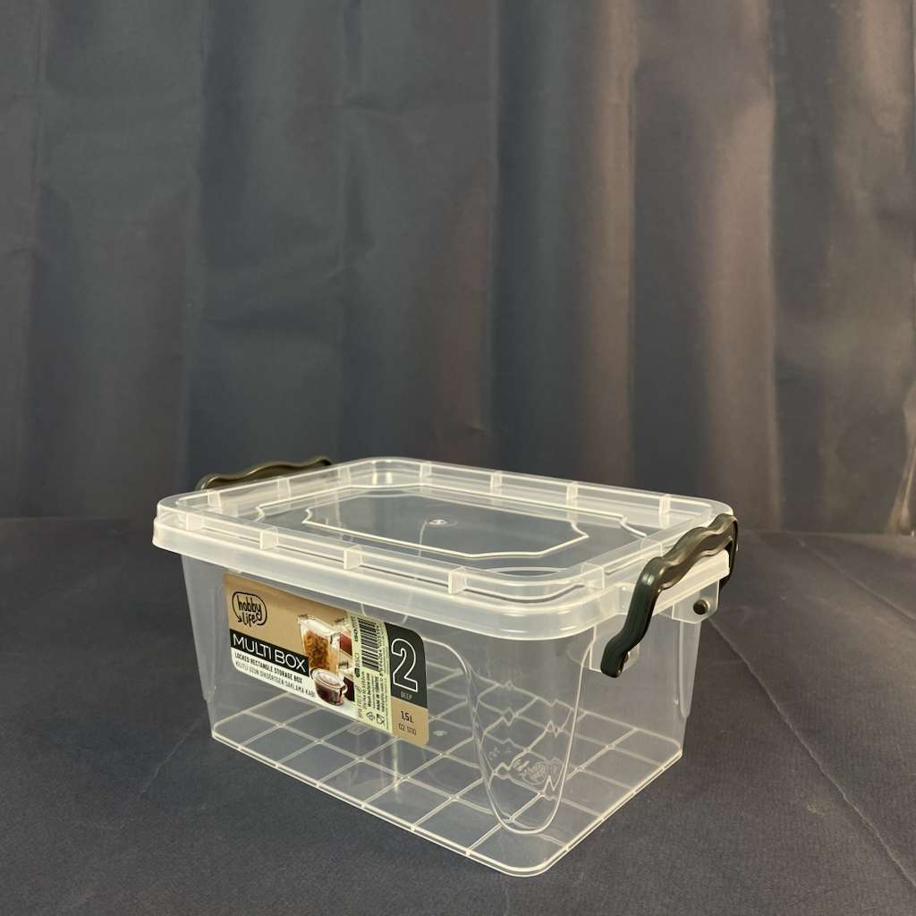 02 1110 1,5 Lt Rectangle Multi Box - Image 1