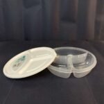 ⁦علبة حفظ مدورة بغطاء مقسمه 1.1 لتر⁩ - الصورة ⁦10⁩