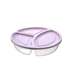 3 SECTION BIG ROUND SMART STORAGE BOX