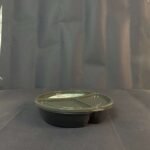 ⁦علبة حفظ مدورة بغطاء مقسمه 1.1 لتر⁩ - الصورة ⁦3⁩