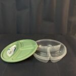 ⁦علبة حفظ مدورة بغطاء مقسمه 1.1 لتر⁩ - الصورة ⁦12⁩