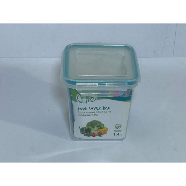 1,4 Lt  Long Square Airtight Storage Box