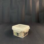 علبة حفظ مربعة بغطاء محكم مع لوك وسيليكون 680 ملى