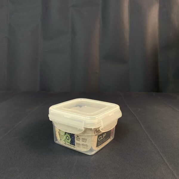 علبة حفظ مربعة بغطاء محكم مع لوك وسيليكون 680 ملى