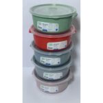3 Pcs Round Microfresh Pot assorted colors ( 0,5+1+2 L ) - Image 10