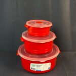 3 Pcs Round Microfresh Pot assorted colors ( 0,5+1+2 L ) - Image 2