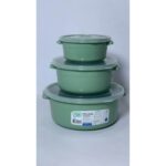 3 Pcs Round Microfresh Pot assorted colors ( 0,5+1+2 L ) - Image 5