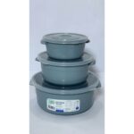 3 Pcs Round Microfresh Pot assorted colors ( 0,5+1+2 L ) - Image 8