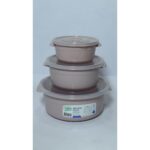 3 Pcs Round Microfresh Pot assorted colors ( 0,5+1+2 L ) - Image 7