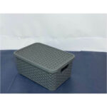 Rattan Storage Box W/H Lid  6 Lt - Image 2