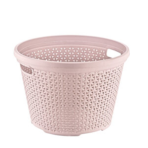 RATTAN ROUND LAUNDRY BASKET 30 LT