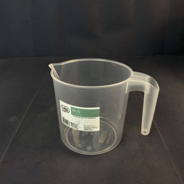 1 Lt Round Mug Clear