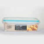 1,4 Lt Heavy Duty Rectangle Airtight Food container with lock and gasket 15 cm x 21.5 cm x 7cm (h) - Image 2