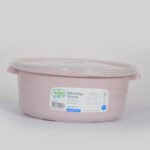 ⁦طقم 3 علب مدورة بغطاء للميكرويف ألوان مختلفة  0.5+1.0+2.0 لتر⁩ - الصورة ⁦6⁩