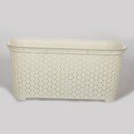 Rattan Rectangle Laundry Basket  26 Lt - Image 5