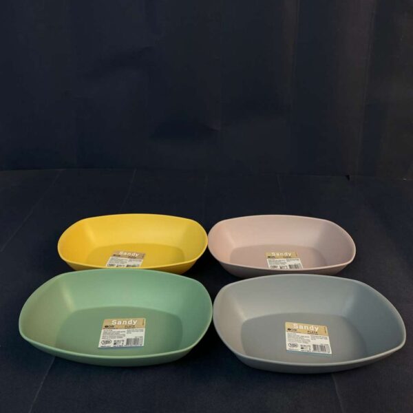 Sandy Oval Plate No:1 |(11,7 x 17 x 3,5 (h) cm)