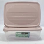 طقم 2 علبة حفظ ترندمستطيل 3 لتر