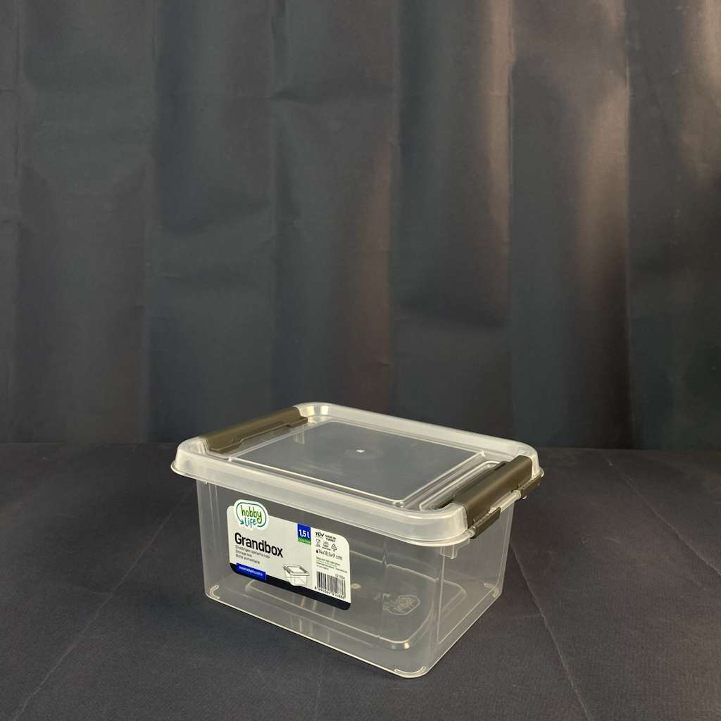 02 1056 (2) علبة حفظ جراند بغطاء محكم 1.5 لتر - الصورة 1