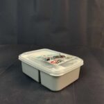 Divided Storage Box With Fork+Spoon+Sauce Box (14,5x20x7,4 (h) cm)