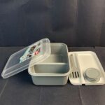 Divided Storage Box With Fork+Spoon+Sauce Box (14,5x20x7,4 (h) cm) - Image 2