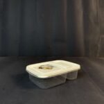 2 Section Small Smart Rect.storage Box (13,5x19x4,5 (h) cm) - Image 4