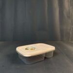 2 Section Small Smart Rect.storage Box (13,5x19x4,5 (h) cm)