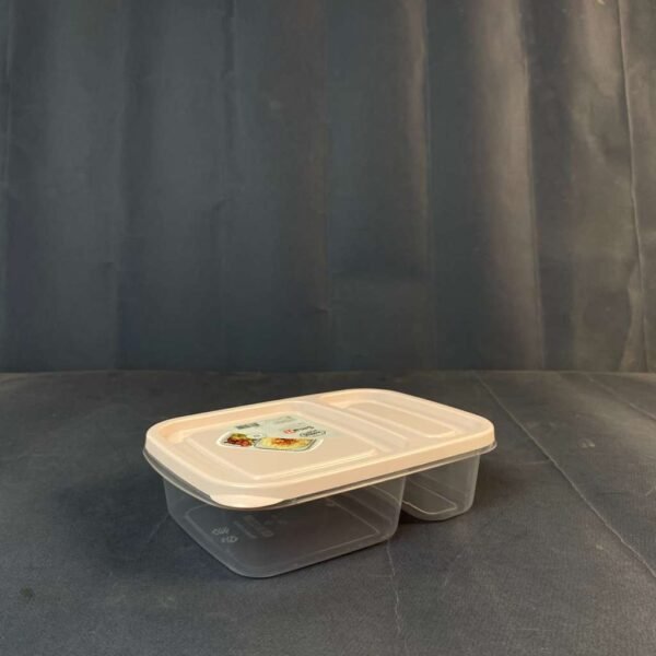 2 Section Small Smart Rect.storage Box (13,5x19x4,5 (h) cm)