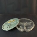 ⁦علبة حفظ بغطاء صغيره 3عين⁩ - الصورة ⁦2⁩