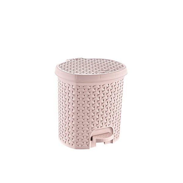Rattan Pedal Dustbin  / 5,5 Lt
