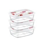 طقم علب حفظ ترند ديكو 3*2 لتر