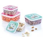 4 Pcs Square Funbox (14 x 14 x 6 .3 (h) cm)