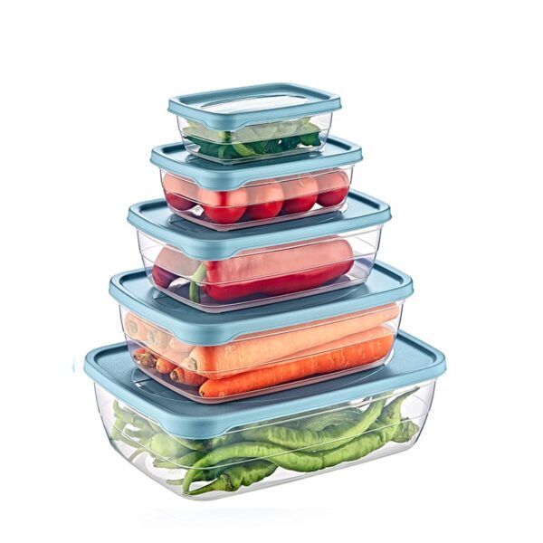 Trend Storage Box Set Of 5  / 0,3+0,6+1,2+2+3 Lt