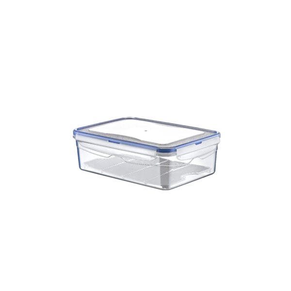 1,4 Lt Heavy Duty Rectangle Airtight Food container with lock and gasket 15 cm x 21.5 cm x 7cm (h)