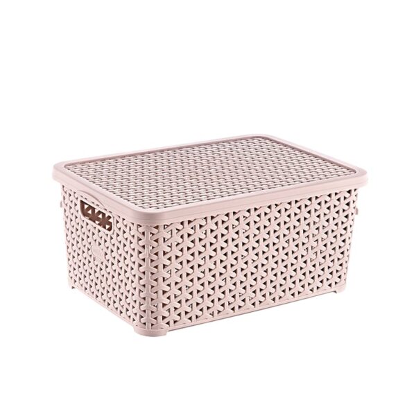 Rattan Big Storage Box W/H Lid  10 Lt.