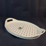 ⁦‏صينية بيضاوي مضادة للانزلاق⁩ - الصورة ⁦2⁩