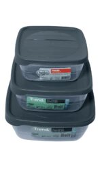 Set of 3 Square Trend Storage Boxes (0.9 L + 1.5 L + 2.5 L) - Image 6