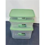 ⁦٣ علبة حفظ مستطيله 2.1+4.5+6.5 لتر⁩ - الصورة ⁦2⁩