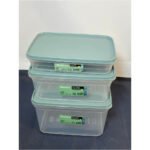 ⁦٣ علبة حفظ مستطيله 2.1+4.5+6.5 لتر⁩ - الصورة ⁦4⁩