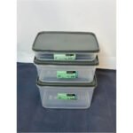 ⁦٣ علبة حفظ مستطيله 2.1+4.5+6.5 لتر⁩ - الصورة ⁦6⁩