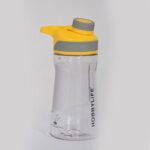 530 Ml Water Bottle Clear with Yellow Lid