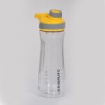 730 Ml Water Bottle Clear with Yellow Lid