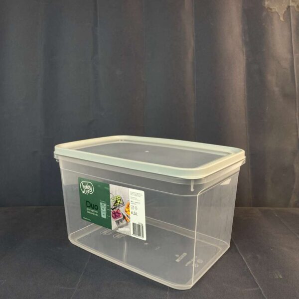 علبة حفظ شفافة ديو 6.5 لتر