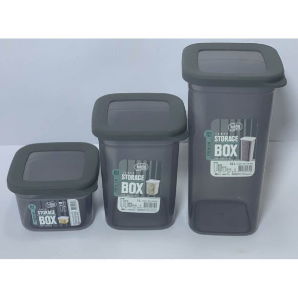 طقم 3 علب تخزين تاور بريميوم (500 مل + 1 لتر + 1.5 لتر)